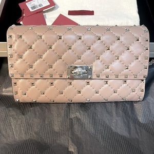 Valentino Garavani rockstud clutch, crossbody